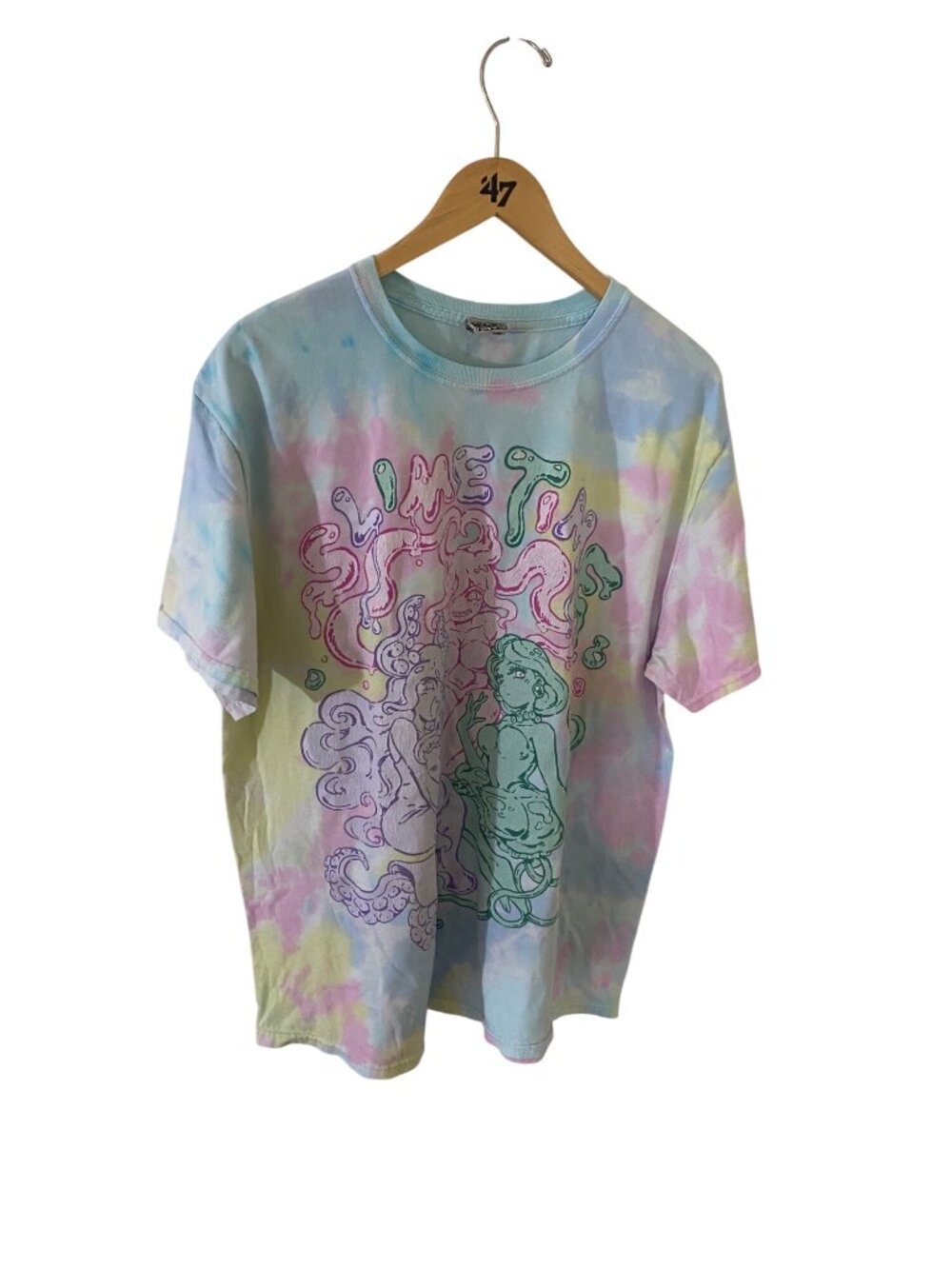 Omori Unisex Graphic T Dye Short Sleeve Crew Neck T Shirt - XL